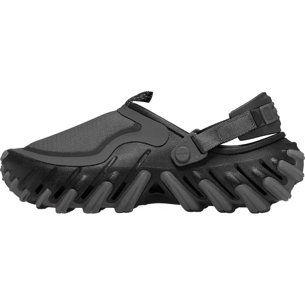 Crocs Echo Ro Ripstop Clog Black/Grey Men's Sz 10 / Women's Sz 12 - (211361-001)
